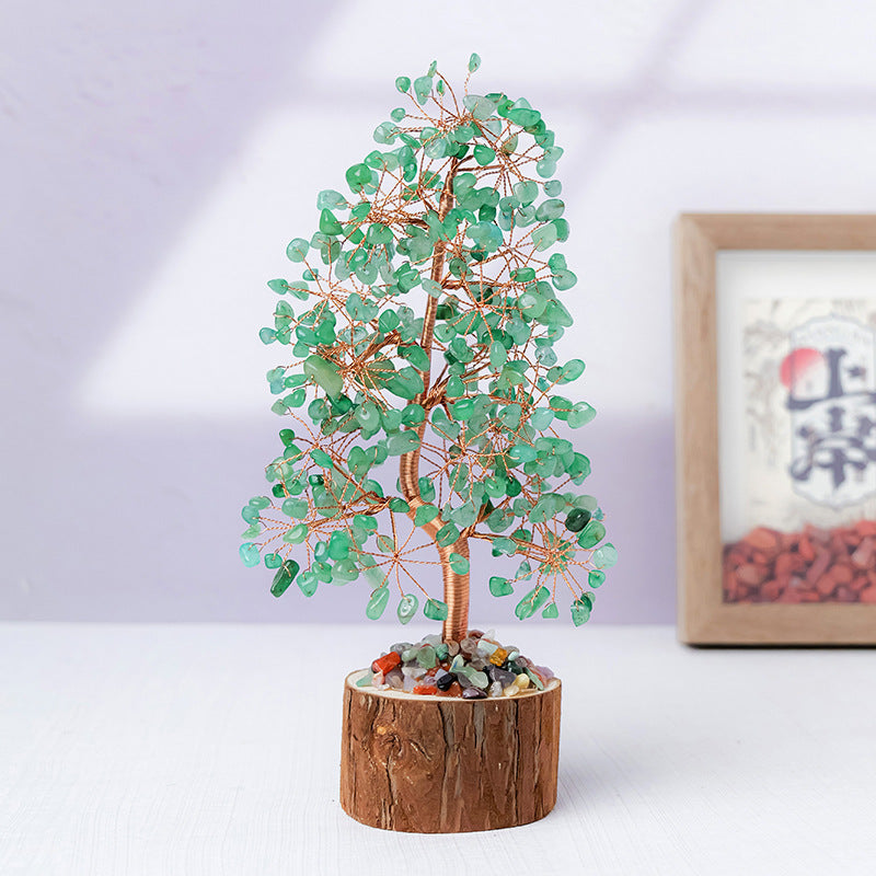 Natural Crystal Tree Decoration for Home and Gifts