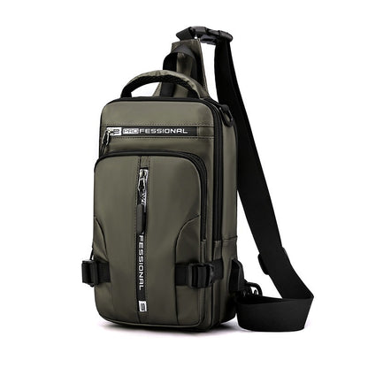 New Style Men's Multifunctional Chest Bag Fashion Casual Shoulder Crossbody Bag Durable Outdoor Small Backpack