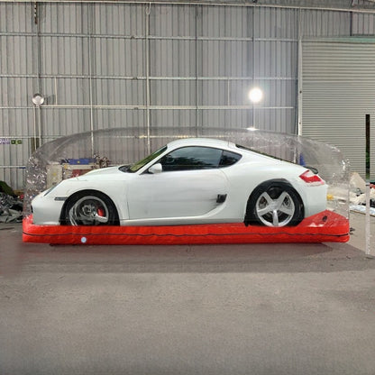 Portable vehicle cover tent