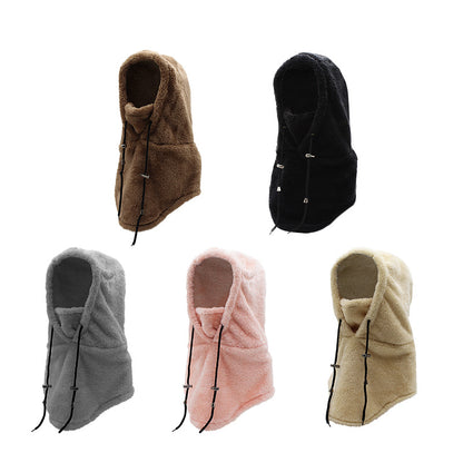 Winter Windproof Cycling Hat with Neck Scarf
