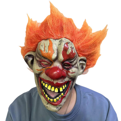 Halloween Clown Mask Latex Costume Party Performance Headgear