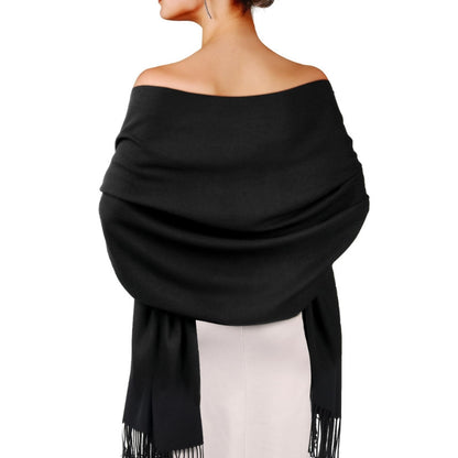 Women's imitation cashmere shawl long scarf