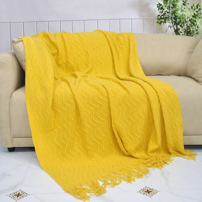 Knitted blanket