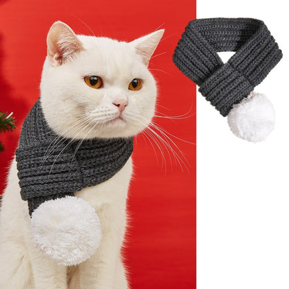 Christmas pet scarf