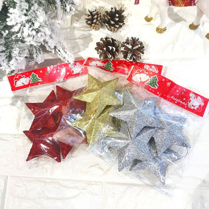 Blow Mold Plastic Christmas Star Ornament