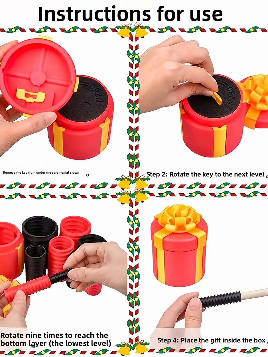 Multi-Layer Spiral Nesting Gift Box