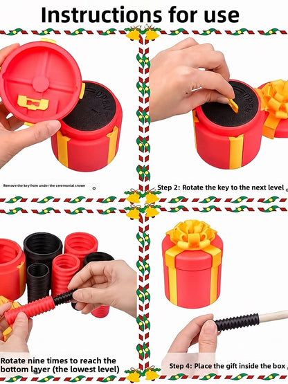 Multi-Layer Spiral Nesting Gift Box
