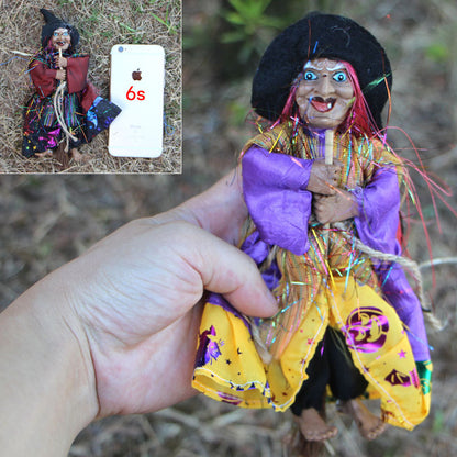 Halloween bar vintage witch ornaments broom haunted