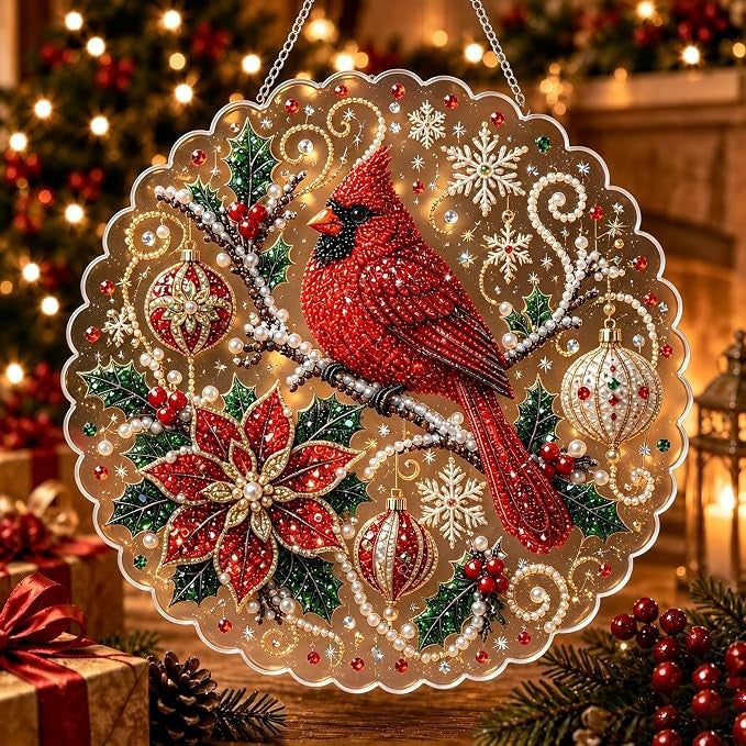 Christmas Diamond Painting Door Hanger