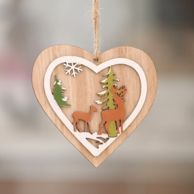 Christmas wooden decorations