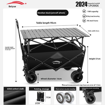Foldable Outdoor Camping Cart