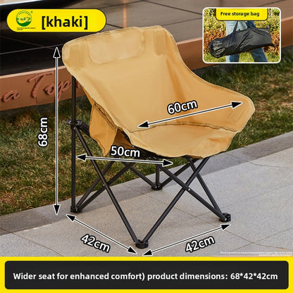 Portable Outdoor Folding Moon Chair