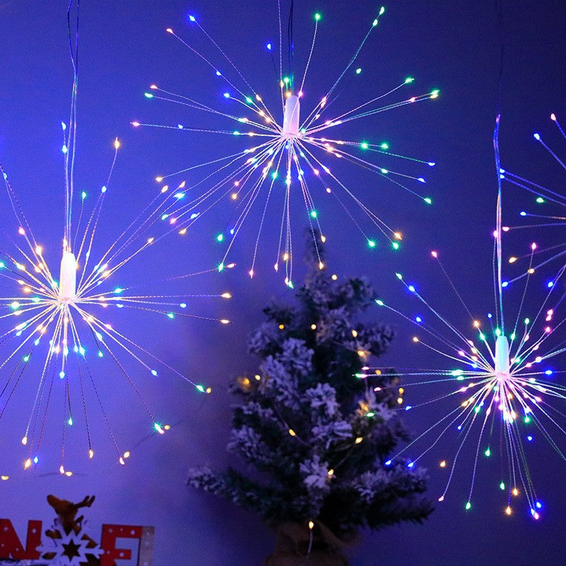 LED fireworks lights and star-shaped decorative lights